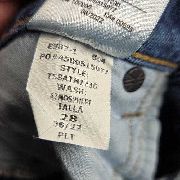 HUDSON JEANS REMI ATM HIGH RISE STRAIGHT ANKLE 28 .NEW - Picture 10 of 11